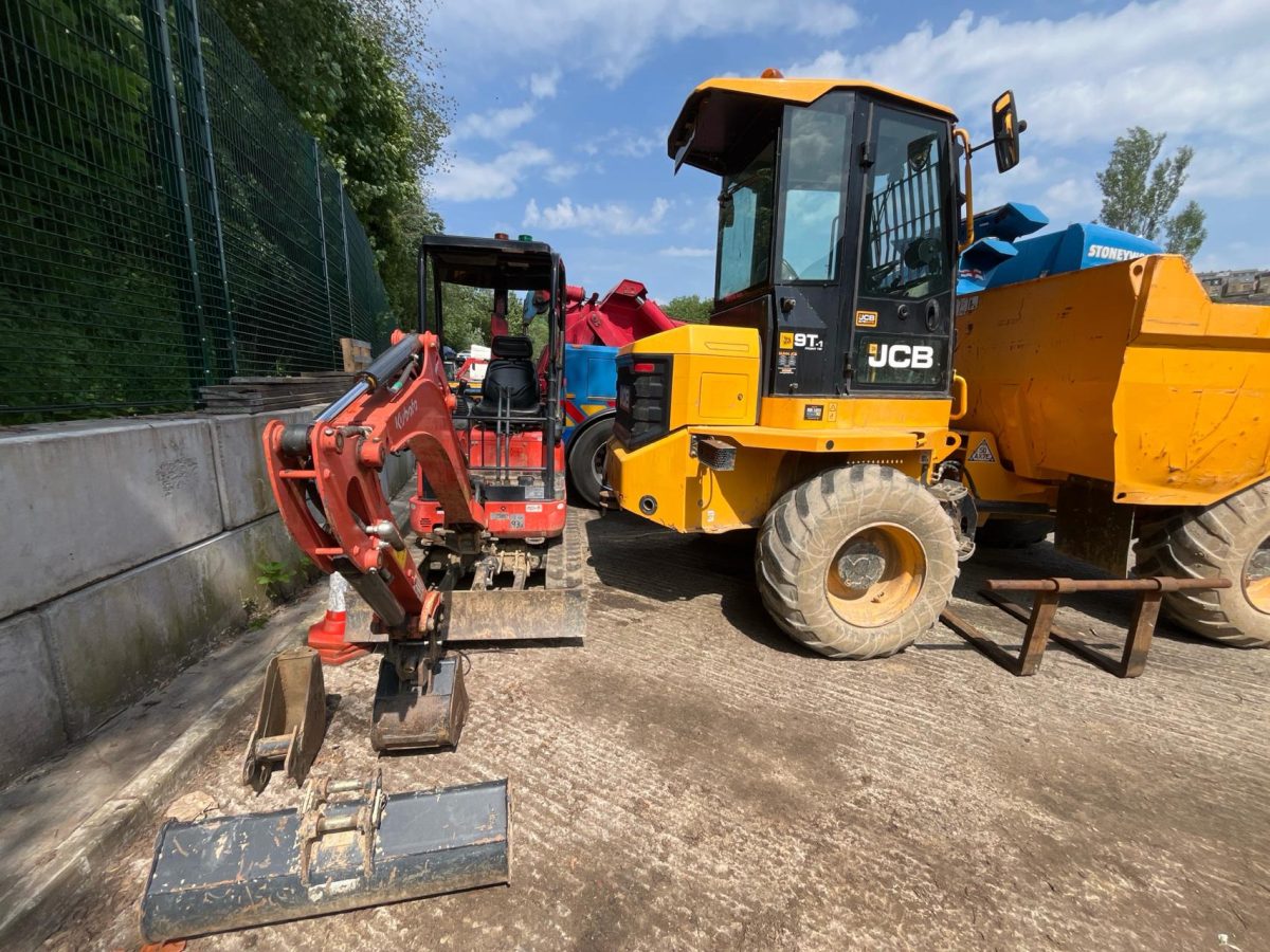 kubota mini excavator JCB site dumper for sale