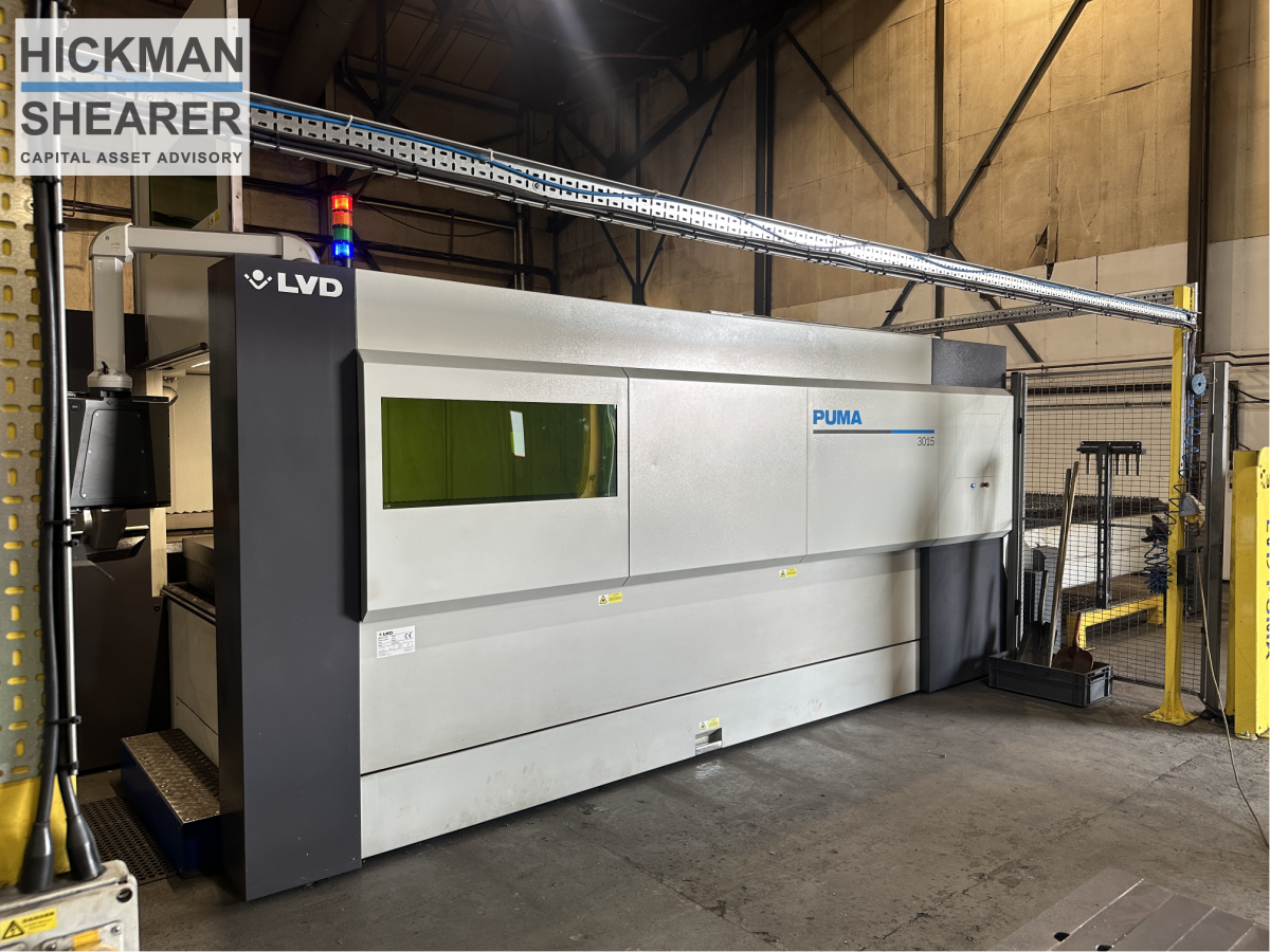 For Sale: LVD PUMA 3015 – 12kW FIBRE LASER CUTTING MACHINE