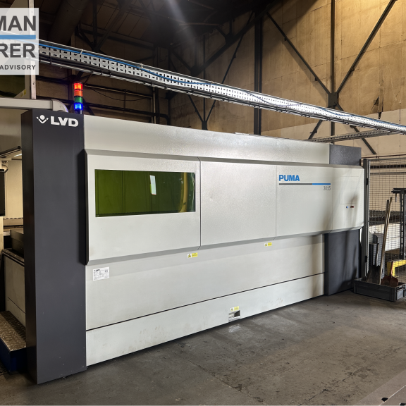 For Sale: LVD PUMA 3015 – 12kW FIBRE LASER CUTTING MACHINE